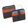 Portafoglio unisex Laura Biagiotti in pelle con inserti multicolor colori assortiti