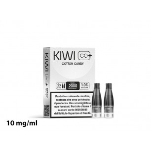Kiwi Go Plus 2 Pod monouso Cotton Candy 2 ml 10 MG