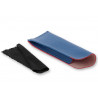 Custodia per occhiali colore blu goffrate