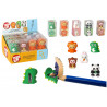 Temperamatite a forma di animaletto display 12 pz in 5 ass.ti