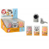 Temperamatite a forma di zampa di gattino con specchio display 12 pz in 3 ass.ti