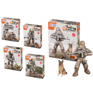 Set Kids Target figure militari display 8 pz ass.ti