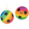 Palla da calcio multicolor in PVC 150 gr cm. 23 SGONFIA