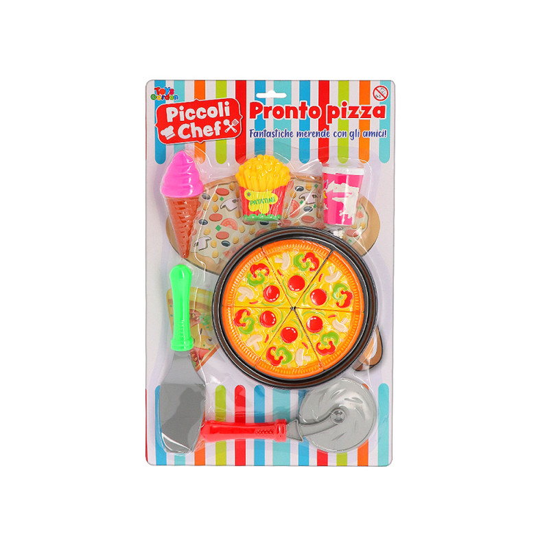Set pizza in blister con accessori