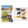 Busta cm. 21 x 29 con 6 animali della Savana