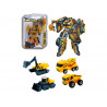 Robot trasformabili Construction in metallo display 12 pz ass.ti