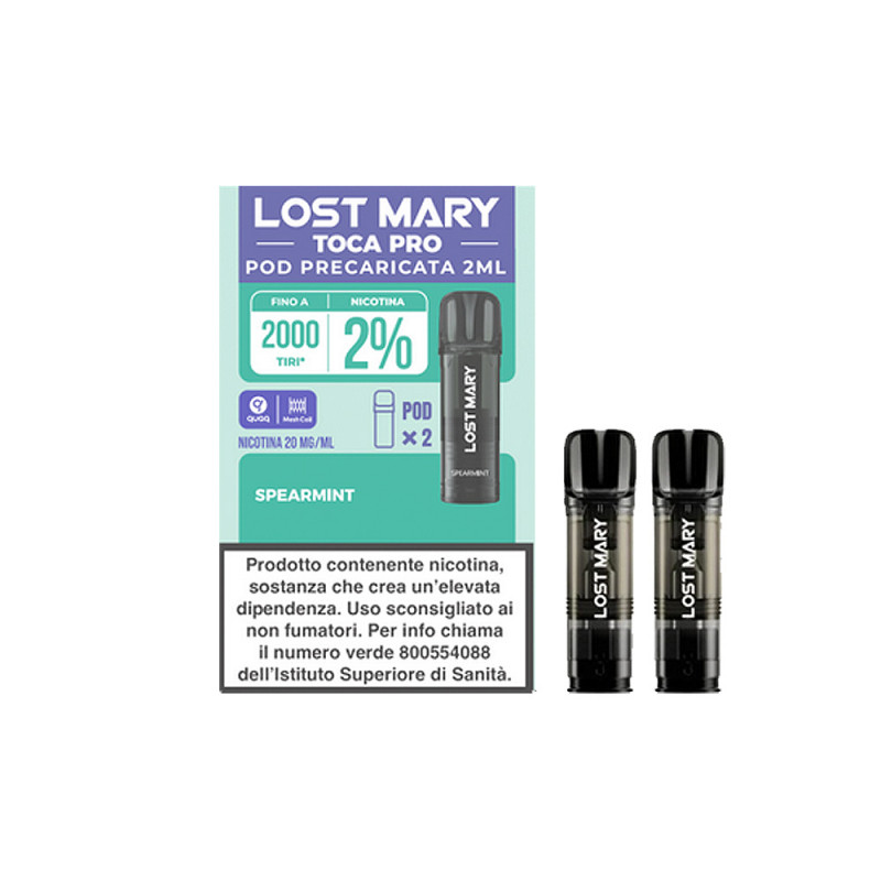 Lost Mary Toca Pro 2 Pod monouso Spearmint 2 ml