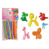 Busta 15 palloncini modellabili colorati