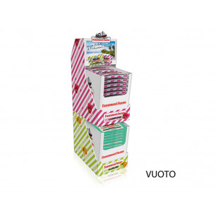 Espositore vuoto Fisherman's in cartone 3 piani