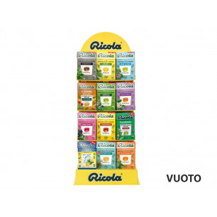 Espositore vuoto Ricola giallo piccolo