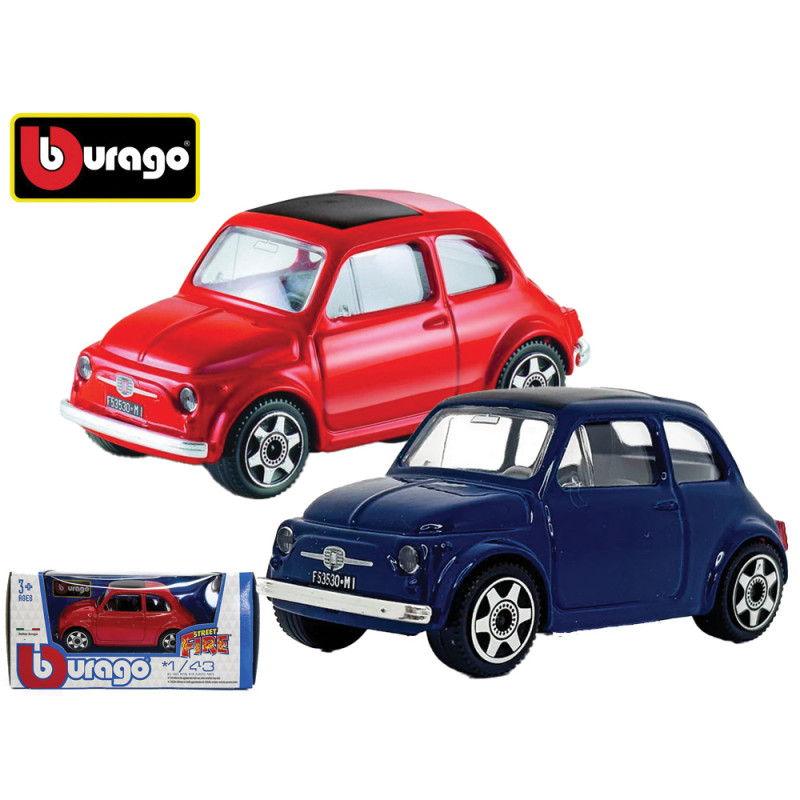 Modellini Bburago auto Fiat 500 (1965) scala 1:43 die cast pz