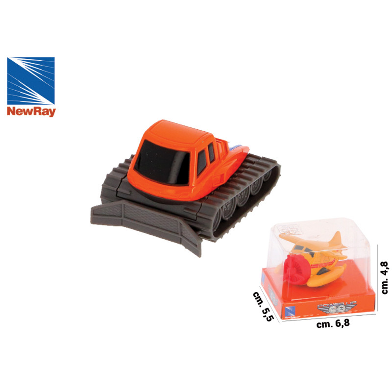 Modellino Gatto delle nevi Power Up in metallo a retrocarica