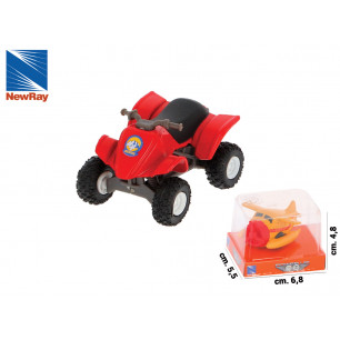 Modellino Quad Power Up in metallo a retrocarica