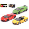 Modellini Bburago auto Lamborghini in scala 1:43 die cast 3 ass.ti