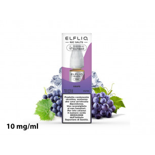 Liquido Grape Elfliq con nicotina 10 mg 10 ml