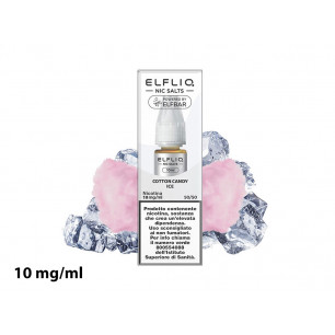 Liquido Cotton candy Ice Elfliq con nicotina 10 mg 10 ml