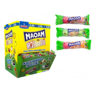 Caramelle Haribo Maoam Pinballs da 9g display da 100 pz