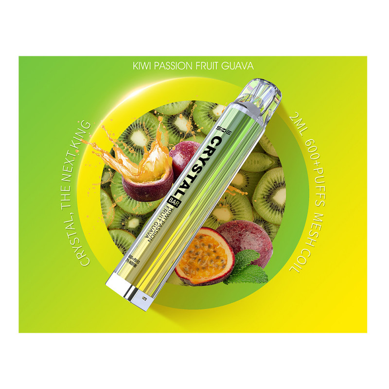 Sigaretta elettronica usa e getta Ske Crystal Kiwi Passion Fruit e Guava 2 ml