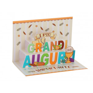 Biglietti pop-up Comunione