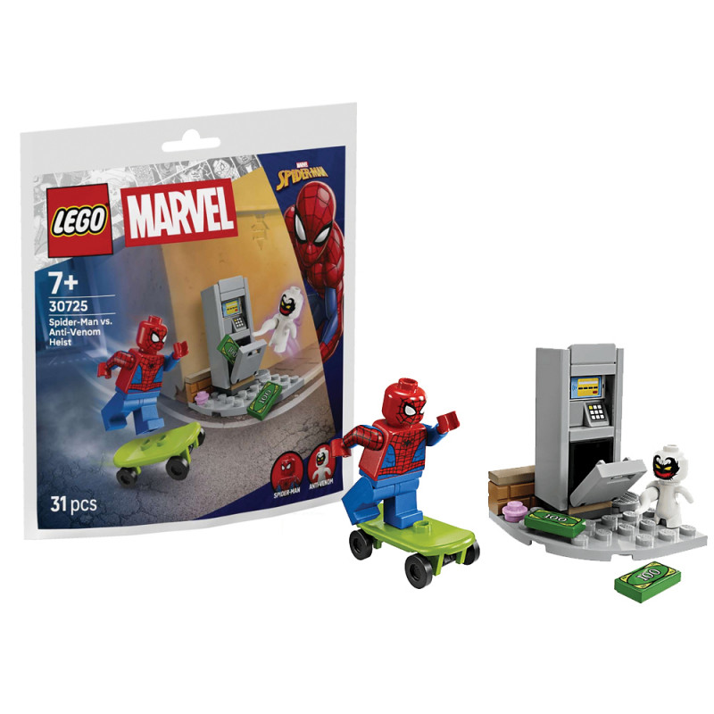 Lego Marvel 30725 in busta Rapina: Spiderman contro Anti-Venom