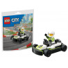 Lego City 30719 in busta Pilota di Go-kart