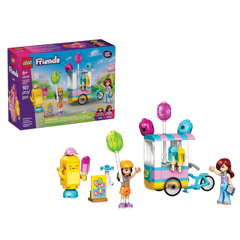 Lego Friends 42692 Bancarella dei gelati con palloncini