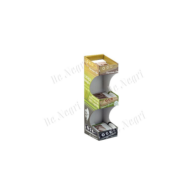 Espositore vuoto 3 piani cartine Ocb