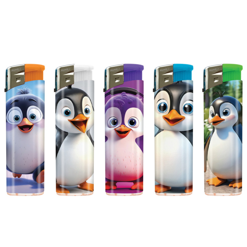 Accendino Atomic piezo Penguin