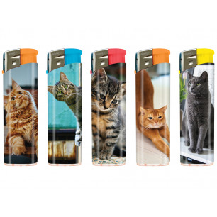 Accendino Atomic piezo Cats