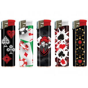 Accendino Atomic piezo Poker II