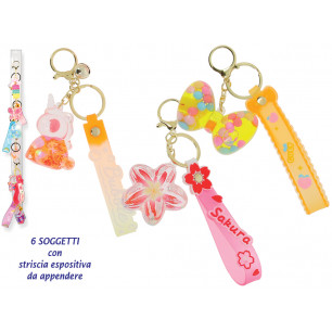 Portachiavi kawaii water Assortimento 2
