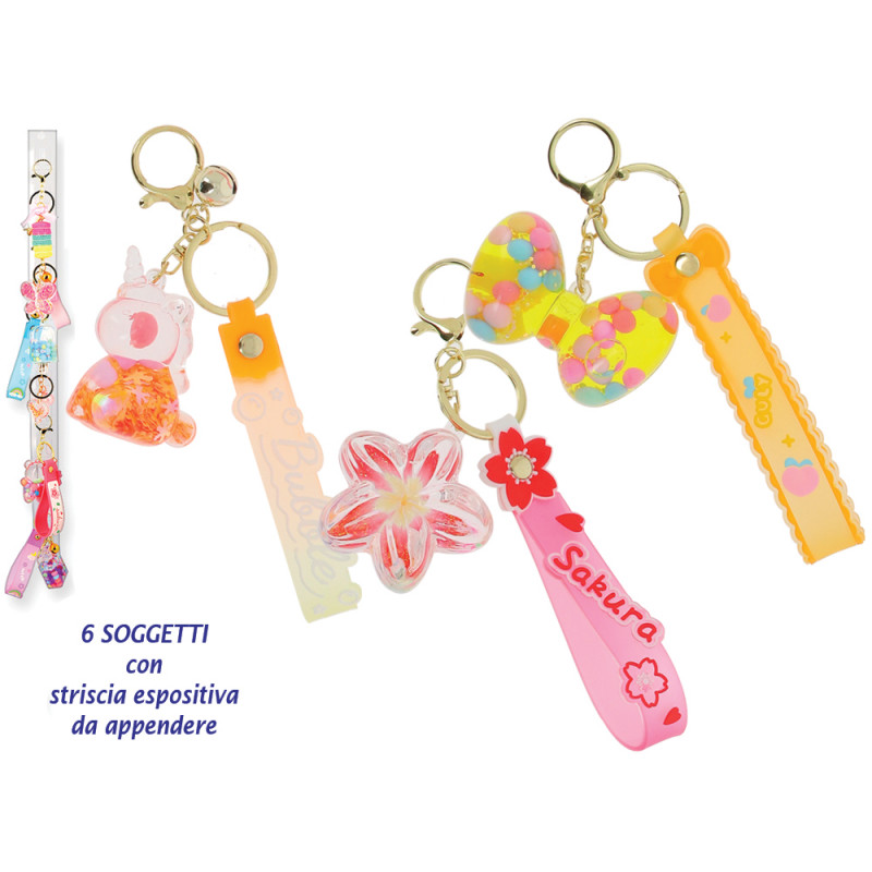 Portachiavi kawaii water Assortimento 2