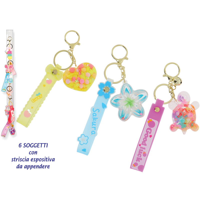 Portachiavi kawaii water Assortimento 1