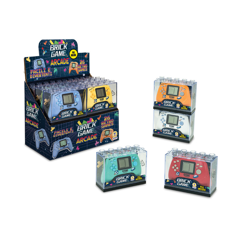 Mini gioco arcade retro in scatola colori ass.ti