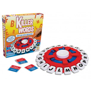 Gioco da tavolo Killer Words a batterie con carte