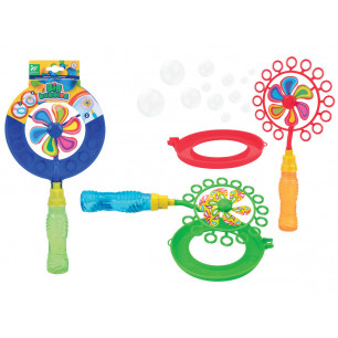 Girandola girabolle cm. 36 con liquido 80 ml. 3 ass.ti