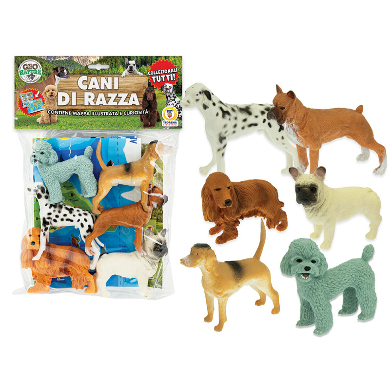Busta cm. 23 x 30 con 6 cani di razza