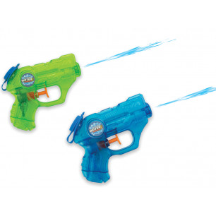 Pistola ad acqua cm. 12 con gittata 7 metri 2 colori