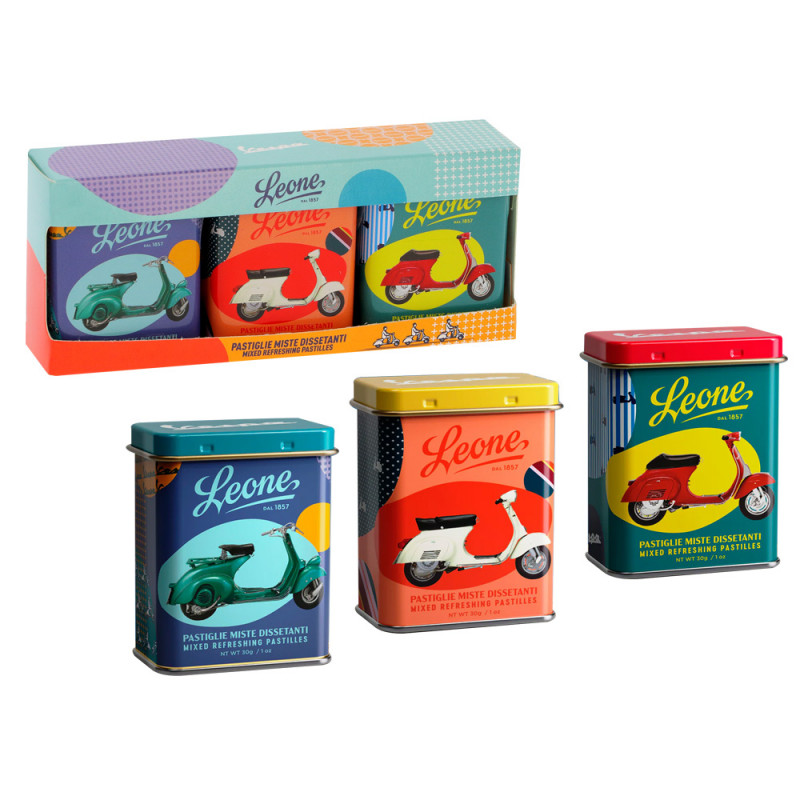 Lattine Pastiglie Leone Vespa Miste dissetanti