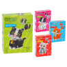 Costruzioni Cubix gatti display 12 pz in 4 ass.ti