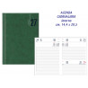 Agenda 2027 giornaliera cm. 14x20,5 colore VERDE