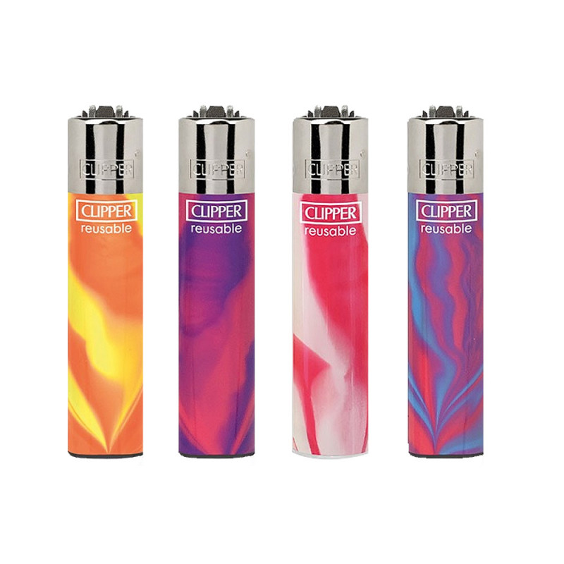 Accendini Clipper Large Pink Nebula