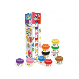 Set 10 vasetti 25 gr pasta da modellare