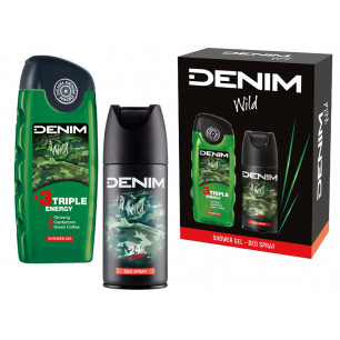 Set Regalo Denim Wild con 1 deo da 150 ml e 1 doccia gel da 250 ml