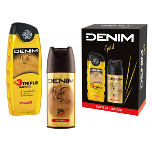 Set Regalo Denim Gold con 1 deo da 150 ml e 1 doccia gel da 250 ml