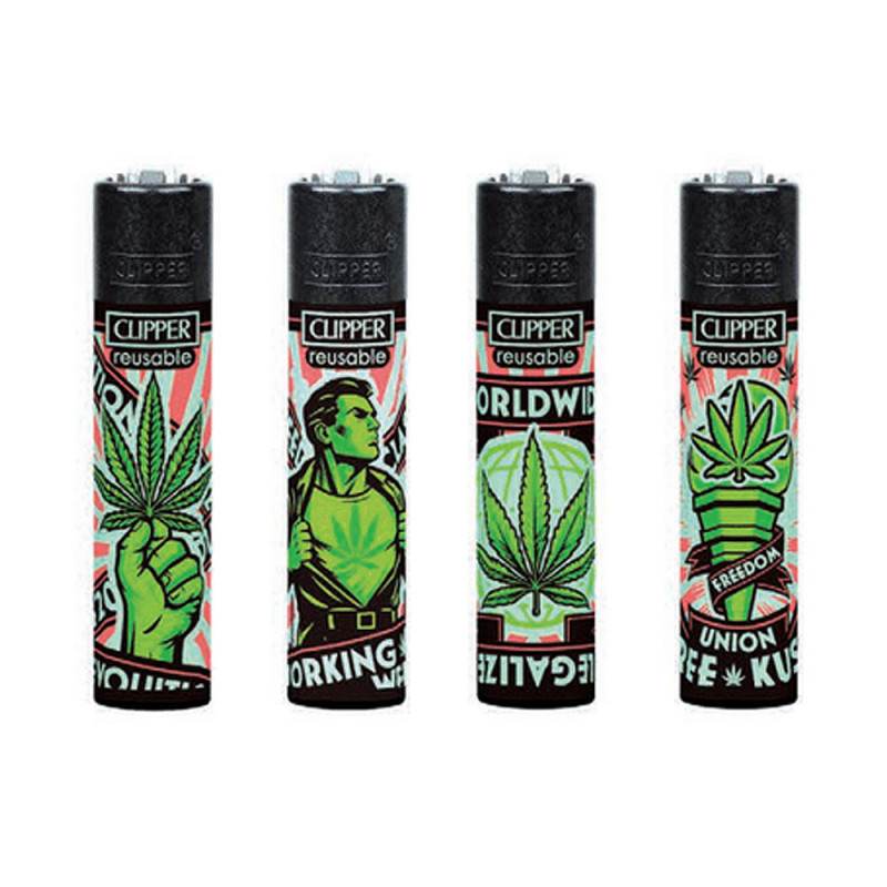 Accendini Clipper Weed Volution