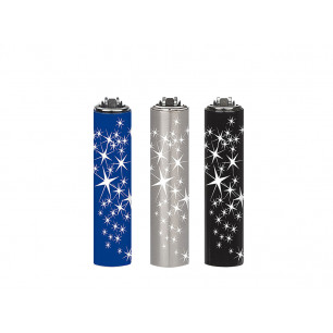 Accendini Clipper Micro cover metallo star