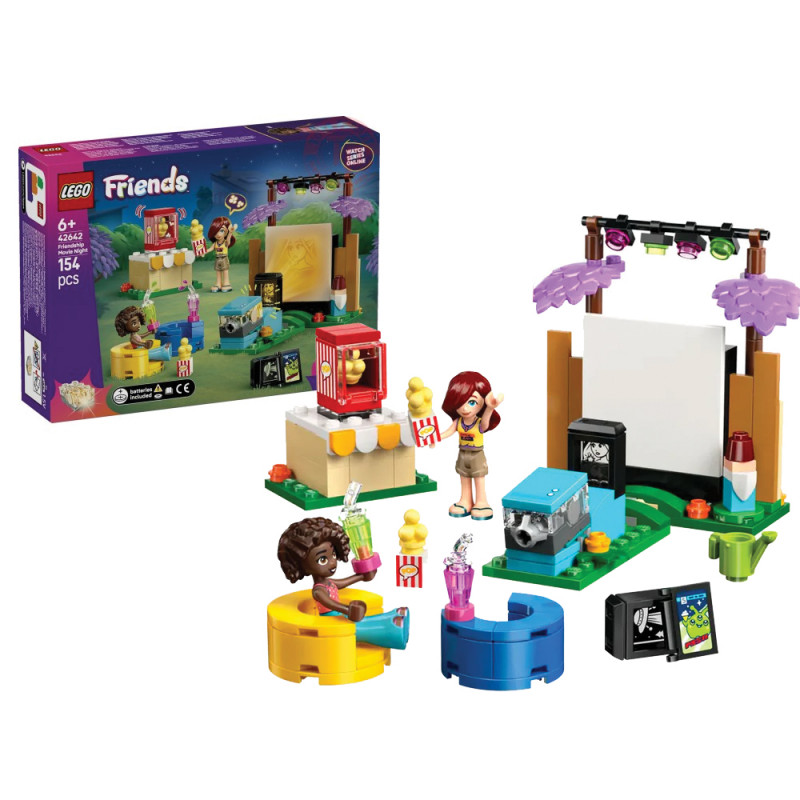 Lego Friends 42642 Movie Night dell amicizia