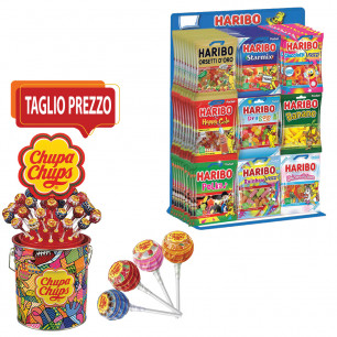 Offerta espositore Chupa Chups e Haribo