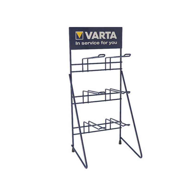 Espositore Varta metallico da banco